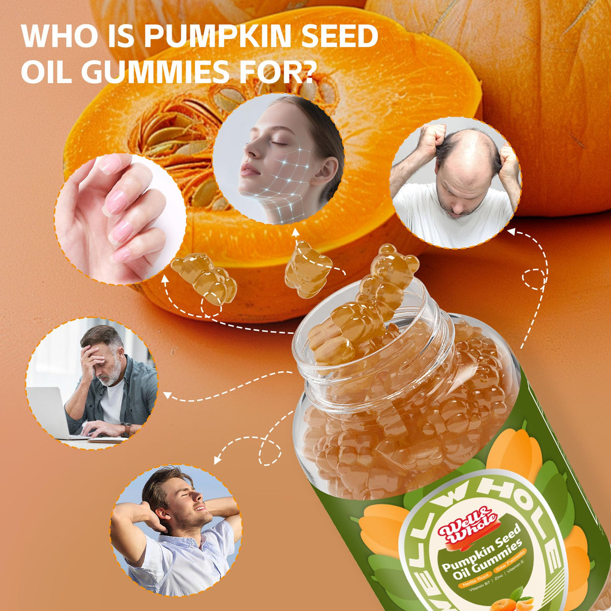 who is pumpkin seed oil gummies for?