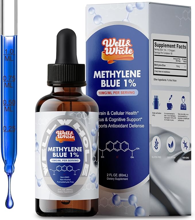 Methylene Blue Liquid Drops - Brain Cognitive Support 