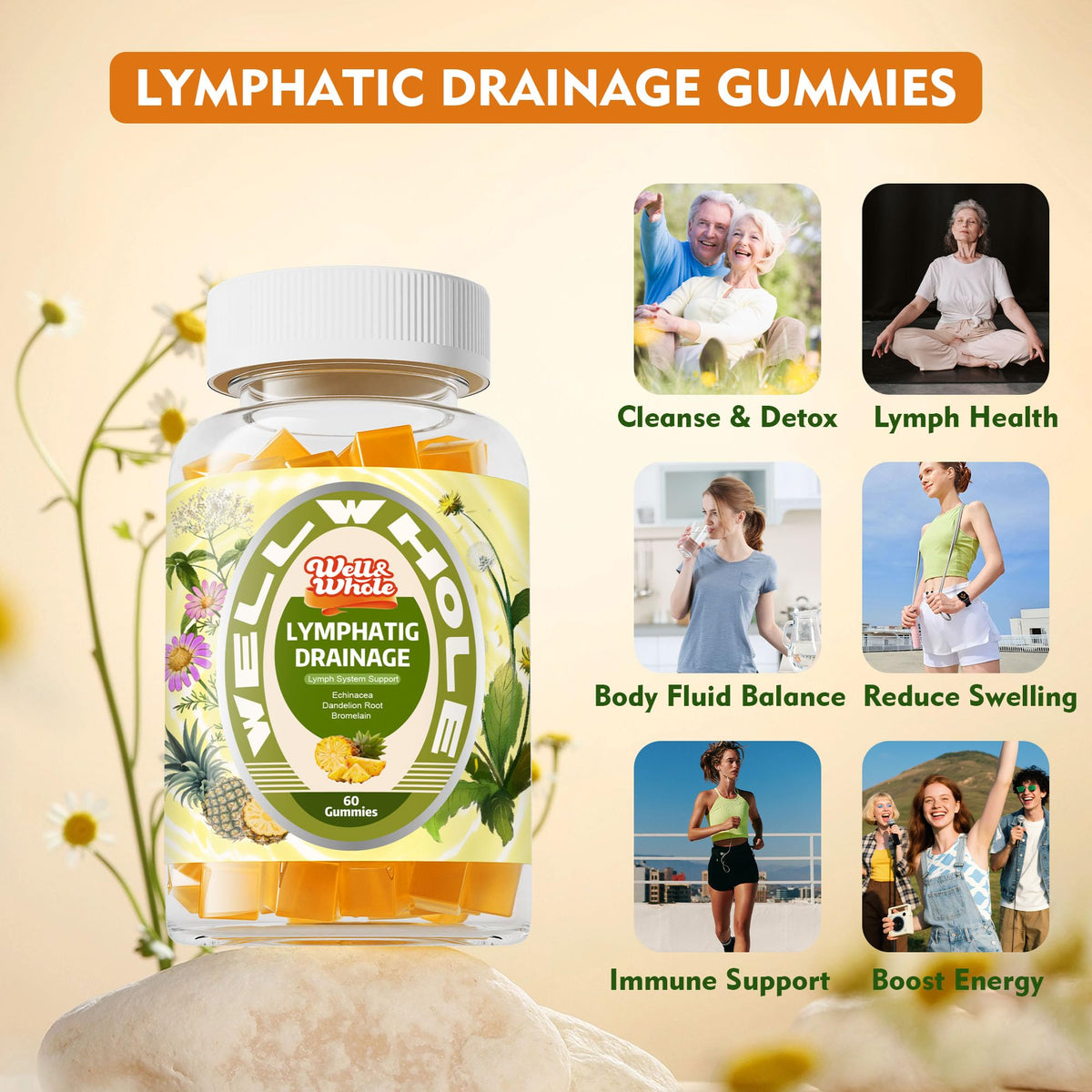 lymphatic drainage gummies supplement