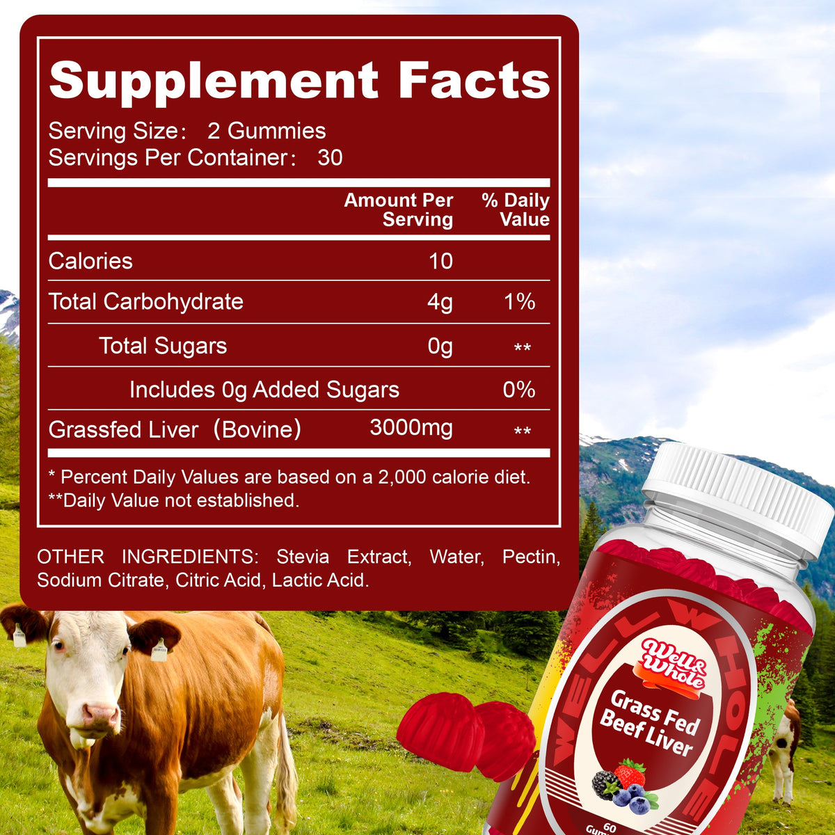 organic grass fed beef liver