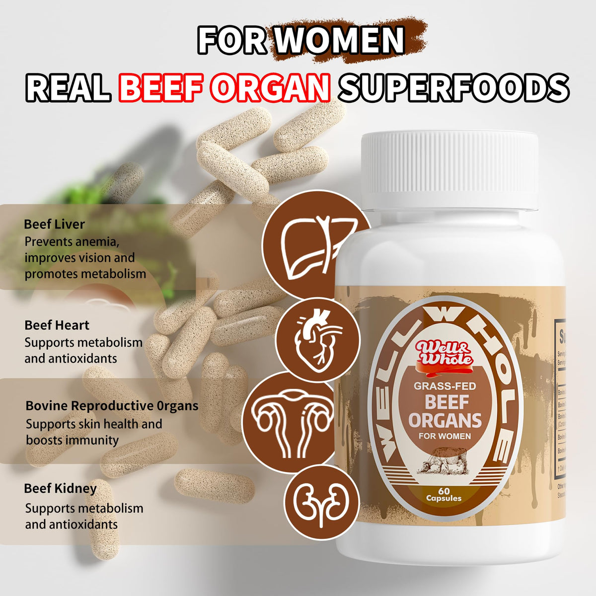 real  beef organ superfoods